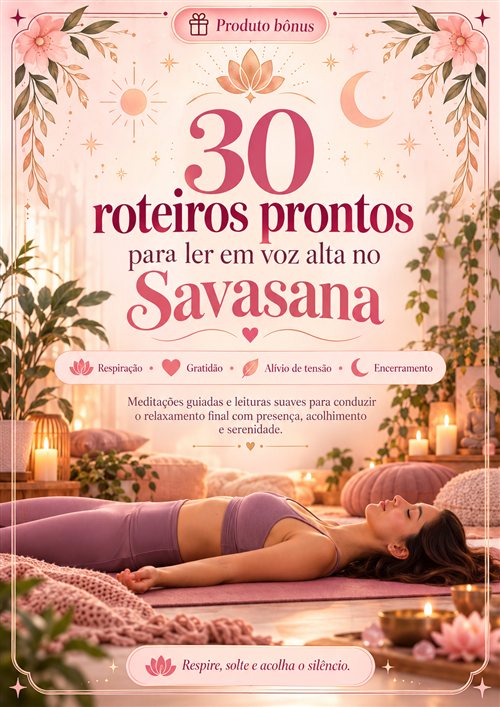Capa do bônus 30 Roteiros para Savasana